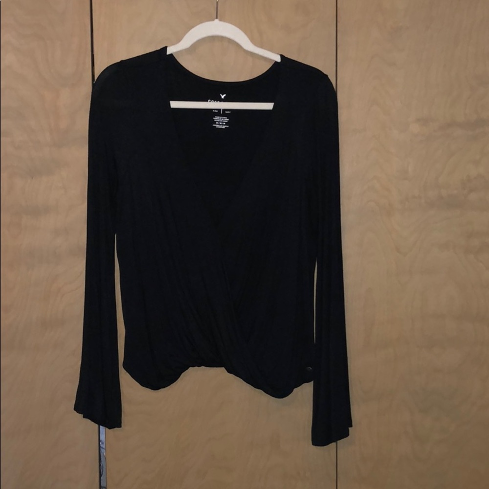 AE Knit Surplice Top